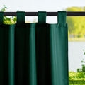 NICETOWN Outdoor Curtains for Patio Waterproof 4 Panels, Tab Top Thermal by NICETOWN