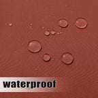 Easy-Going Outdoor Curtains for Patio 1 Panel, 54x84 inch, Terra Red | - Image 5