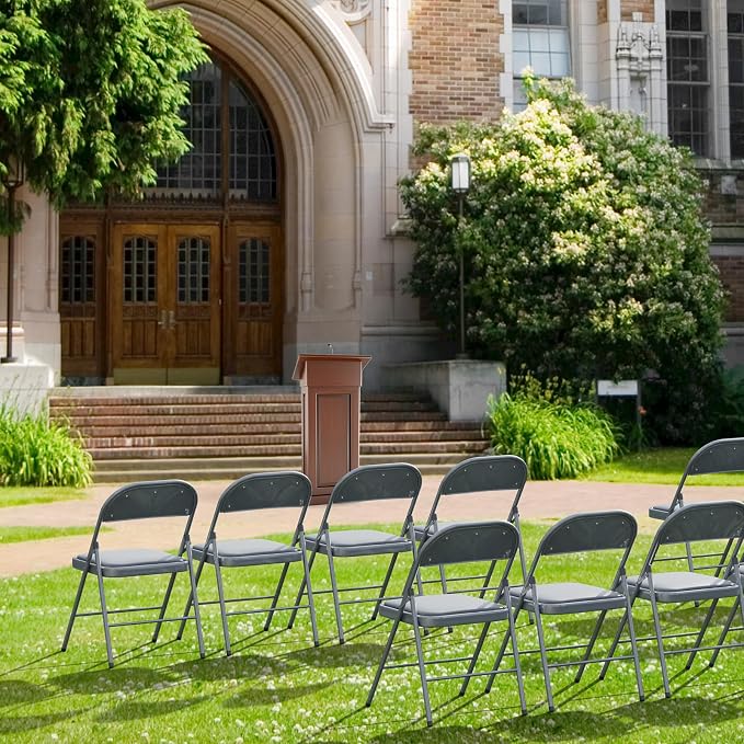 VINGLI 10 Pack Folding Chairs - Image 6