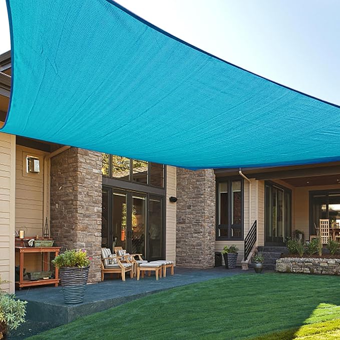 LOVE STORY Custom Size 6' x 10' Sun Shade Sail by LOVESTORY