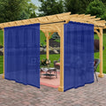 Outdoor Sheer Curtains for Patio Waterproof, 2 Panels Rod Pocket Indoor/Outdoor by Awnmeow