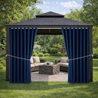Outdoor Patio Curtain Waterproof Darkening Thermal Insulated Indoor Curtains by DivaenCamino