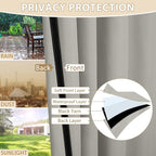 HDCAXKJ Waterproof Outdoor Curtains - Image 5