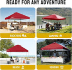 CROWN SHADES 10x10 Pop Up Canopy Tent - Image 5