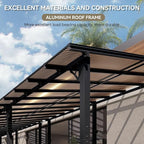 Aoxun 18’x10’ Gazebo for Patio, Gazebo Pergola - Image 4