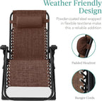 Best Choice Products Oversized Zero Gravity Chair, Folding Outdoor Patio - Image 5