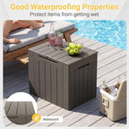 Greesum 33 Gallon Resin Deck Box All Weather Outdoor Storage Boxes, Outdoor Toys - Image 4