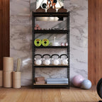 Heavy Duty Storage Rack, 35.55''×16''×72'' Outdoor Storage Shelves, Free - Image 2