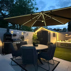 PURPLE LEAF Cantilever Patio Umbrella 10' x 10' by PURPLELEAF