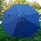 9' Outdoor Patio Umbrella, Outdoor Table Umbrella, Yard Umbrella, Market - Image 4