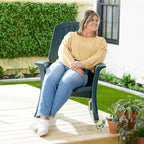 Rockaway Heavy Duty All Weather Rocking Chair, 3 Pack - Image 7