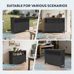 HIPS All-Weather Outdoor Storage Cabinet, Outdoor Sideboard - Image 8