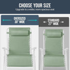 Best Choice Products Set of 2 Extra Wide Adjustable Steel Mesh Zero Gravity - Image 4