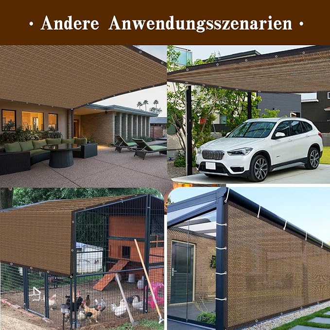 20x30FT 80% Shade Cloth Sun Shade Net - Image 7