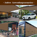 Coffee Shade Cloth 80%, Mesh Tarp - Image 8