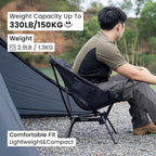 ONETIGRIS Tigerblade Camping Chair, Lightweight Folding Backpacking Hiking Chair - Image 6