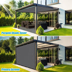 Amagenix 90% Shade Fabric 9'X 22' Gray Sun Shade Cloth - Image 5