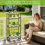 VyGrow Plant Stand, 4 Tier Stackable Tiered Plant Stand, Scalable Heavy Duty - Image 8