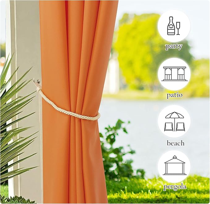 NICETOWN Decorations Outdoor Curtains - Image 6