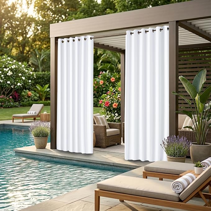 Outdoor Indoor Curtains W84 x L108 - Image 2