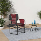 SUNNYFEEL Camping Directors Chair, Heavy Duty, Oversized Portable Folding Chair - Image 2