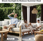 RYB HOME Indoor Outdoor Curtain - Image 2