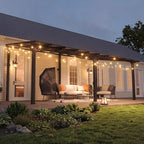 10' x 20' Lean to Gazebo Pergola, Hardtop Gazebo Metal Large Galvanized Steel - Image 9