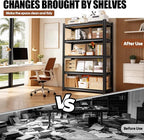 2Pack Storage Shelves, 2500lbs Garage Shelving, Adjustable Heavy Duty Shelving - Image 9