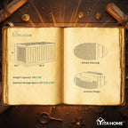 YITAHOME 100 Gallon Large Outdoor Deck Box | Waterproof Resin Storage Box - Image 7