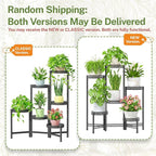 iDavosic.ly Plant Stand Indoor Outdoor, 6 Tier Iron Corner Shelf, Folding Multi - Image 2