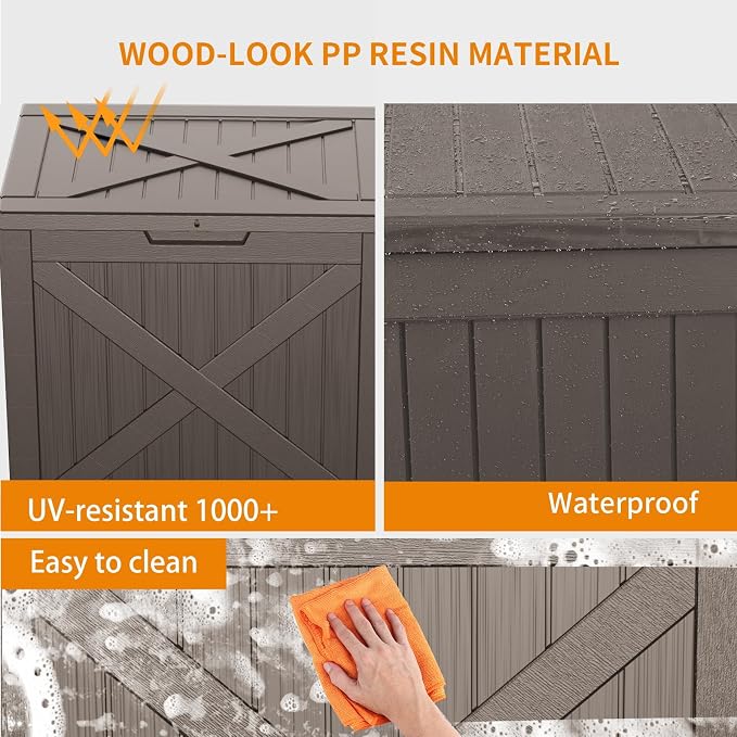 ROJIK Outdoor Storage Housing Deck Box - Image 3