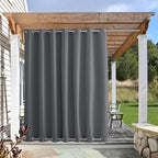 NICETOWN Outdoor Curtain for Patio Waterproof Extra Wide 100", 1 Piece by NICETOWN