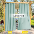NICETOWN 2 PCs Waterproof Outdoor Curtains - Image 3