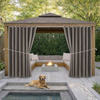 Waterproof Outdoor Curtain W105 x L108 by DivaenCamino
