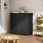 ZZM Indoor/Outdoor Storage Cabinet Waterproof, All Weather Outdoor Storage - Image 5