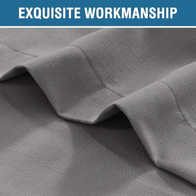 H.VERSAILTEX Linen Look Outdoor Curtains - Image 7