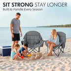 Oversized Camping Chair for Adults 2 Pack - Image 6