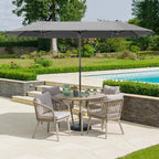 HERA'S PALACE 13 ft Large Double-Sided Twin Patio Umbrella, Outdoor Market - Image 7