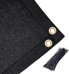 Amagenix 90% Shade Fabric 7'X 7' Black Sun Shade Cloth - Image 6