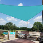 Windscreen4less 27' x 27' x 27' Sun Shade Sail Triangle Outdoor Canopy Cover UV - Image 6