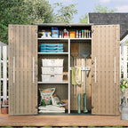 Aoxun Outdoor Storage Shed, 64 Cu.Ft Vertical Storage Sheds, Resin Sheds Outdoor - Image 2