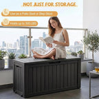 Outdoor Storage Box Waterproof, 150 Gal Gen 2 Resin Deck Box - Image 7