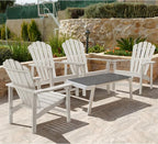 Oversized Stackable Adirondack Chair, HDPE All-Weather Fire Pit Chair | - Image 7