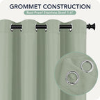 Outdoor Curtains for Patio Waterproof 6 Panels, Porch Sun Shade | Weatherproof - Image 5