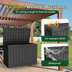 46 Gallon Outdoor Deck Box, Lockable Waterproof Outdoor Storage Boxes - Image 3