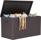YITAHOME 220 Gallon Double-Wall Deck Box - Image 9