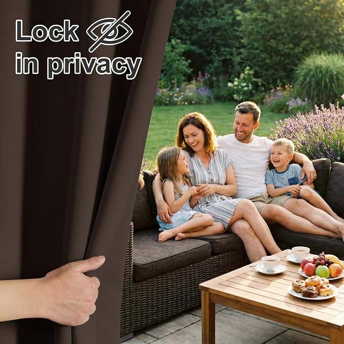 RYB HOME Indoor Outdoor Curtain - Image 3