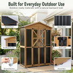 Ketive Outdoor Storage Cabinet, 72-Inch Tall, - Image 5