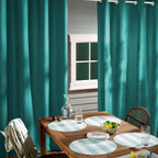 TOWN & COUNTRY BASICS Cabana Solid Heavyweight Indoor Outdoor Curtains - Image 4