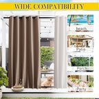 NICETOWN Windproof Outdoor Curtains - Image 6